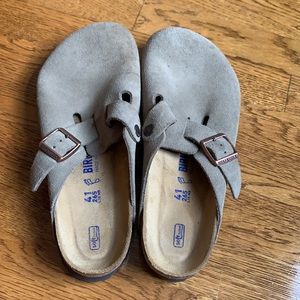 Birkenstock Boston Clogs size 41 soft footbed